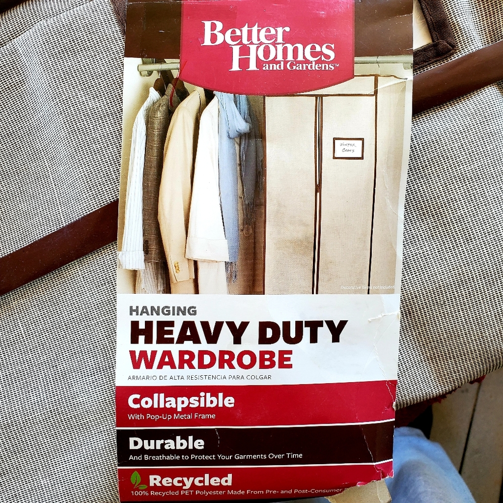 Heavy duty hanging wardrobe